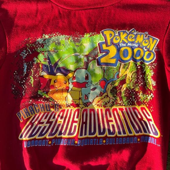 Official Nintendo Pokémon the Movie 2000 Kid’s Sweatshirt - Picture 2 of 6